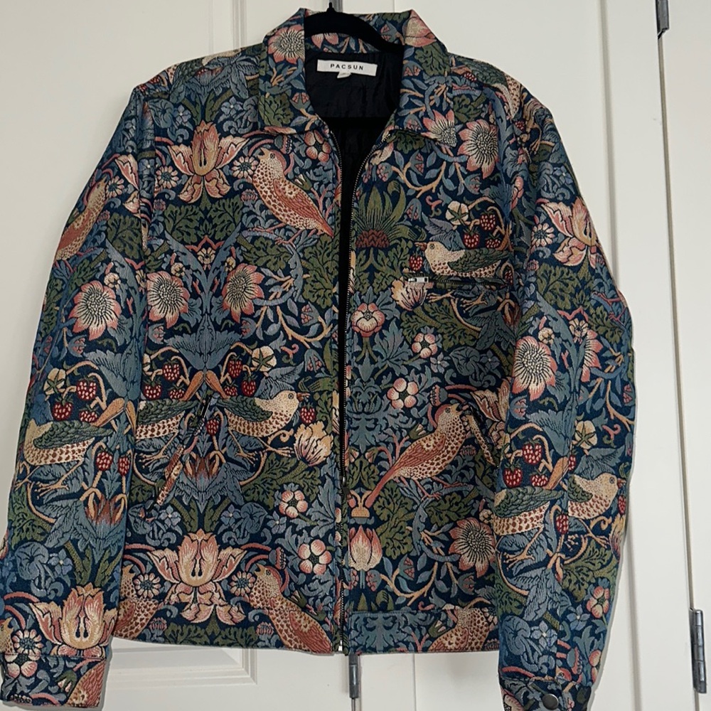 Pacsun jacquard gas jacket sz M